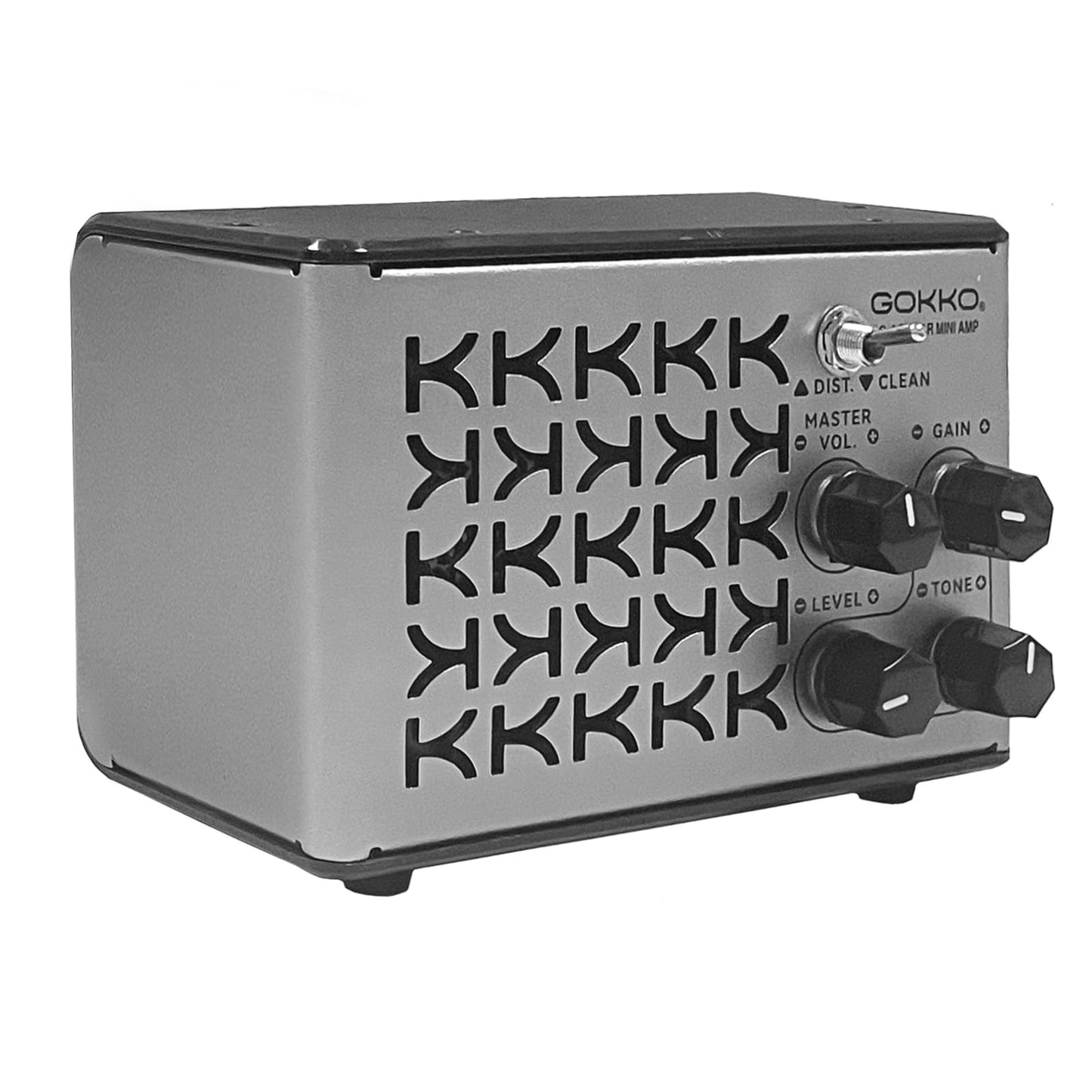 Gokko Guitar Amplifier - Portable 10W Rechargeable Guitar Amp With Bluetooth, Clean & Distortion Modes, Built-In Battery - Compa