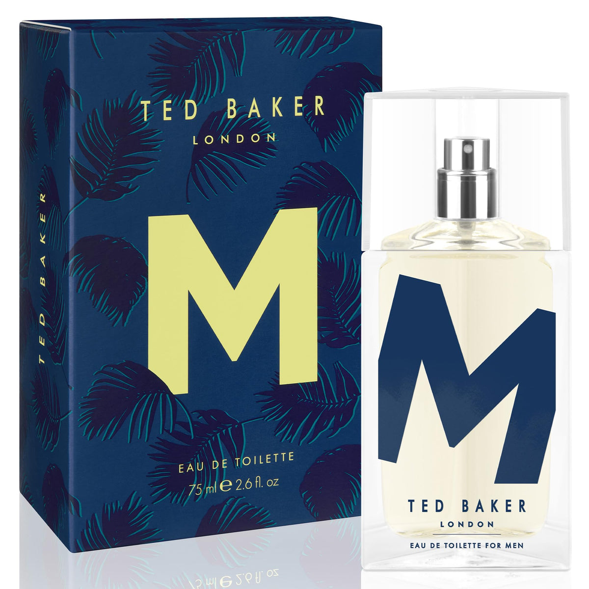 Ted Baker M EDT, Unique Notes of Tonka Bean and Sensual Musk with a Rich Woody Base, Mark of Distinction, Man Eau de Toilette, 2.54 fl oz