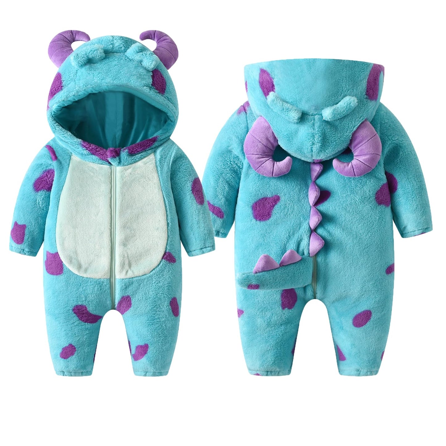 Eadrioss Cute Animal Costume for Toddler Baby Girl Boy Halloween Costume Fuzzy Warm Fall Winter Clothes Halloween Gifts