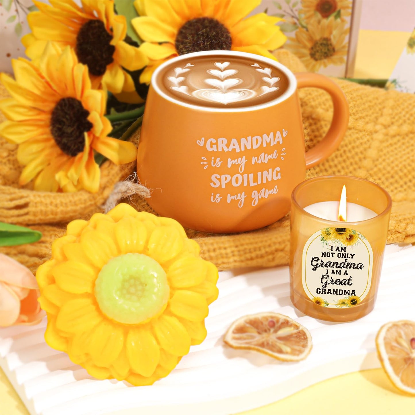 Grandma Gifts,New Grandma Gifts,Nana Gigi Gifts Box from Granddaughter Grandson,best grandma gifts Grandma Spa Gift Grandma Coffee Mug