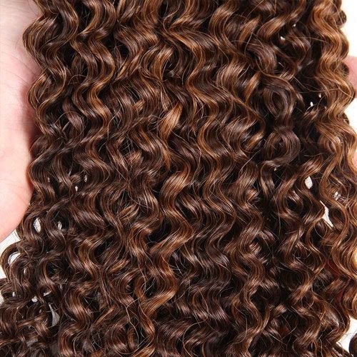 Habiliana Bundles Human Hair 16 18 20 Inch Jerry Curly Wave P4/30 Human Hair Bundles 11A Unprocessed Brazilian Virgin Quick Weave Hair Extensions for Black Women