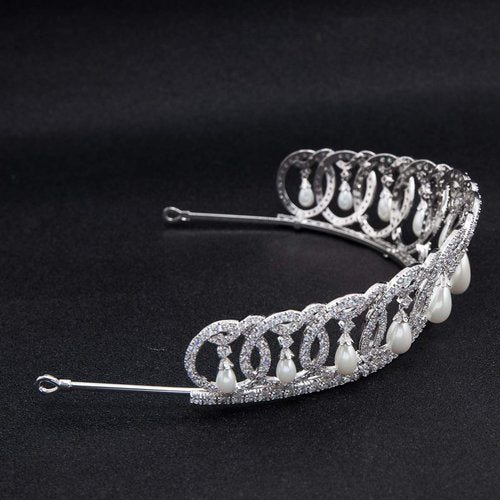 The Grand Duchess Vladimir Tiara, Wedding Bridal Tiara Crown Diadem Women Hair Accessories CH10223