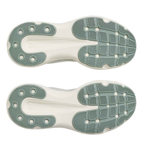 Under Armour Women's Infinite, (114) White Quartz/Silica Green/Metallic Silica, 7, US