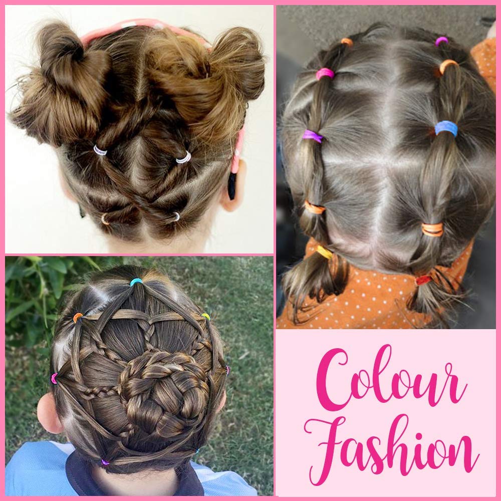 Hair Accessories for Girls, Girls Accessories, Ties Women Elastic Bands Ponytail Holders Rubber Barettes Ropes Girs (780PCS), red, blue, green, pink, black, purple, yellow, orange