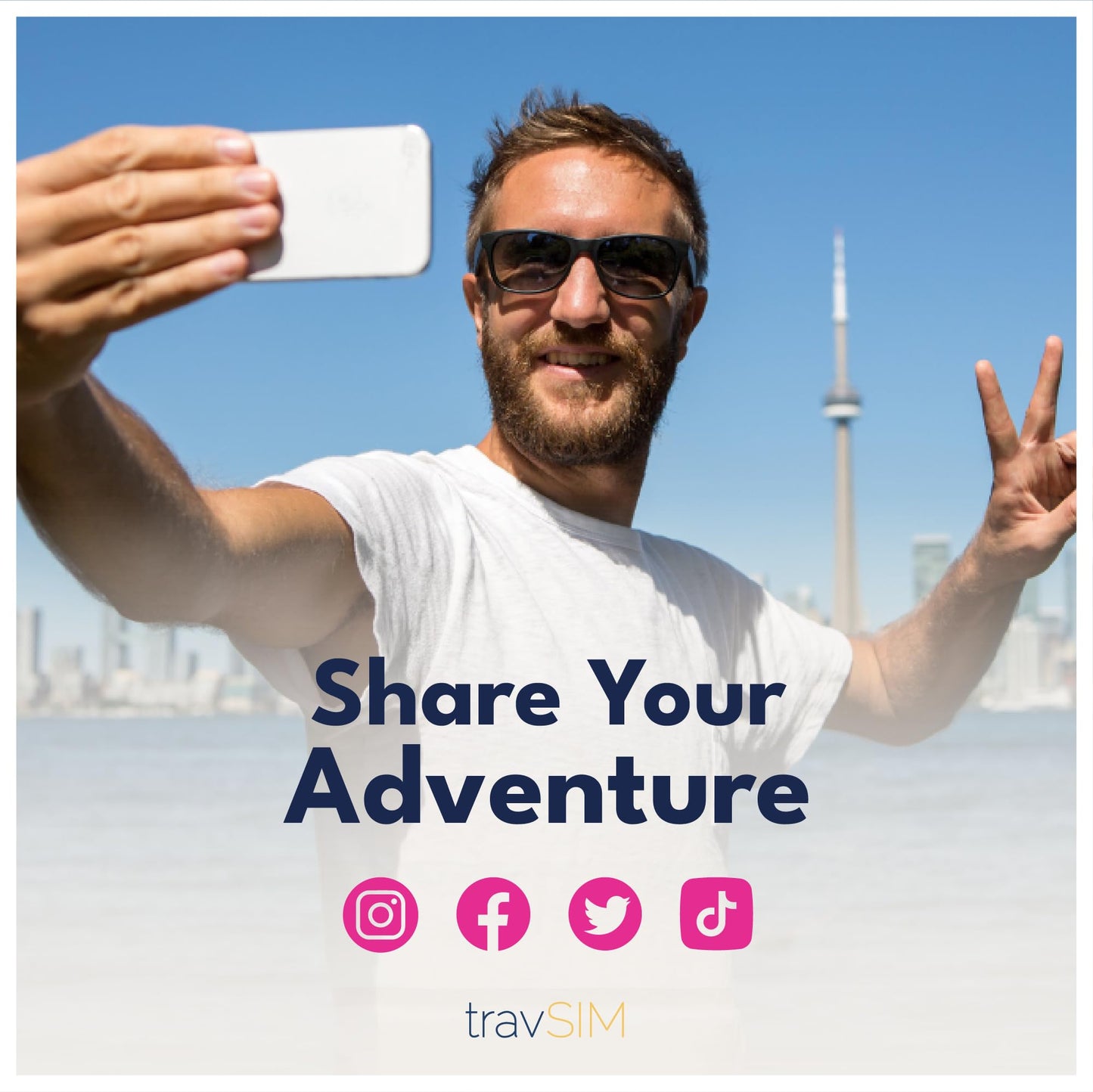 Travsim Usa Sim Card | Uses The T-Mobile Network | Unlimited Data, Unlimited National Calls & Texts | Sim Card For Usa Also Has