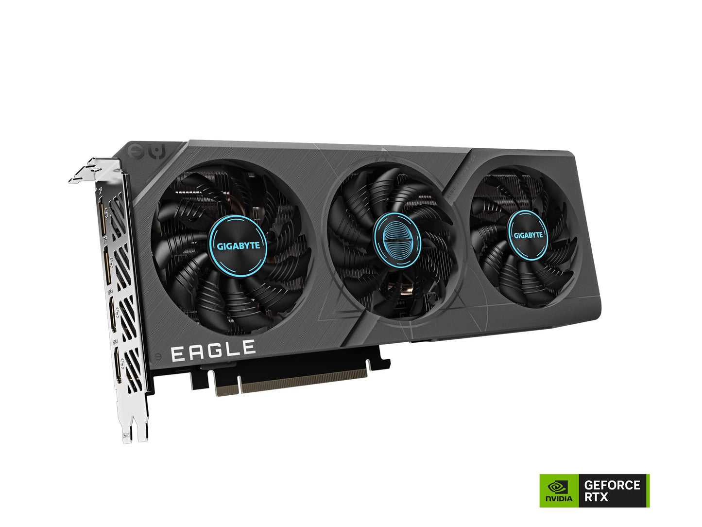 GIGABYTE GeForce RTX 4060 Ti Eagle OC 8GB Graphics Card, 3X WINDFORCE Fans, GV-N406TEAGLE OC-8GD
