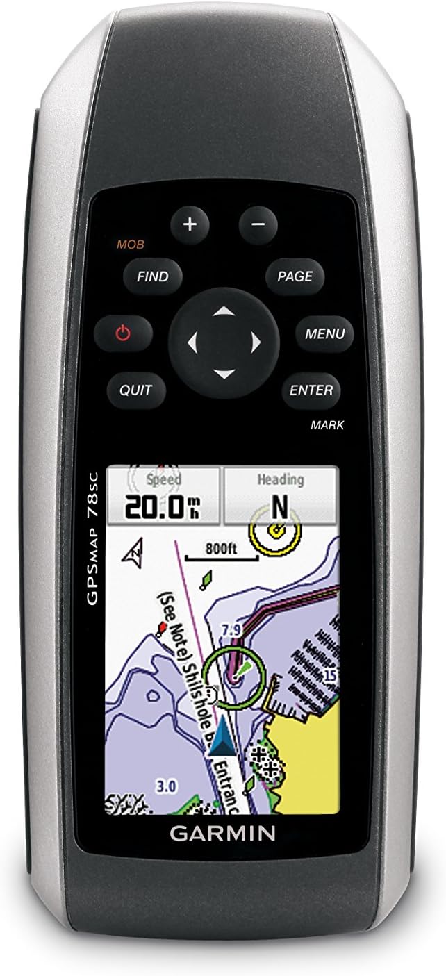 Garmin GPSMAP 78sc 2.6-Inch Waterproof Marine GPS and Chartplotter