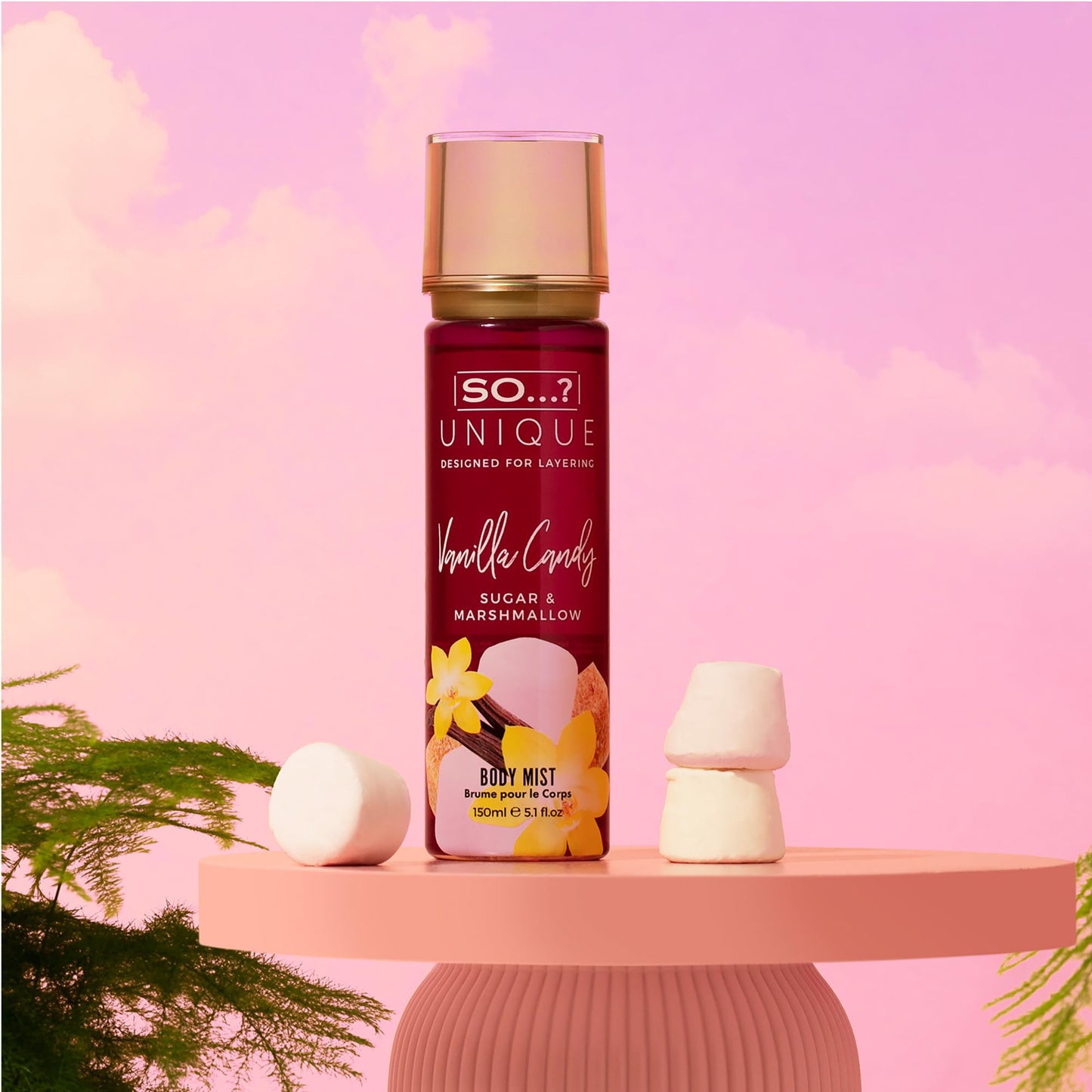 So...? Unique Body Mist - Sweet Pea for Women - 5.1 oz Body Mist - Pack of 2