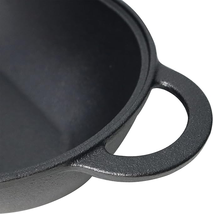 Crucible Cookware Cast Iron Bread Pan with Lid (Pre-Seasoned) with Loop Handles – Oven Safe Form for Baking and Cooking, Artisan Bread Kit - Loaf Pan