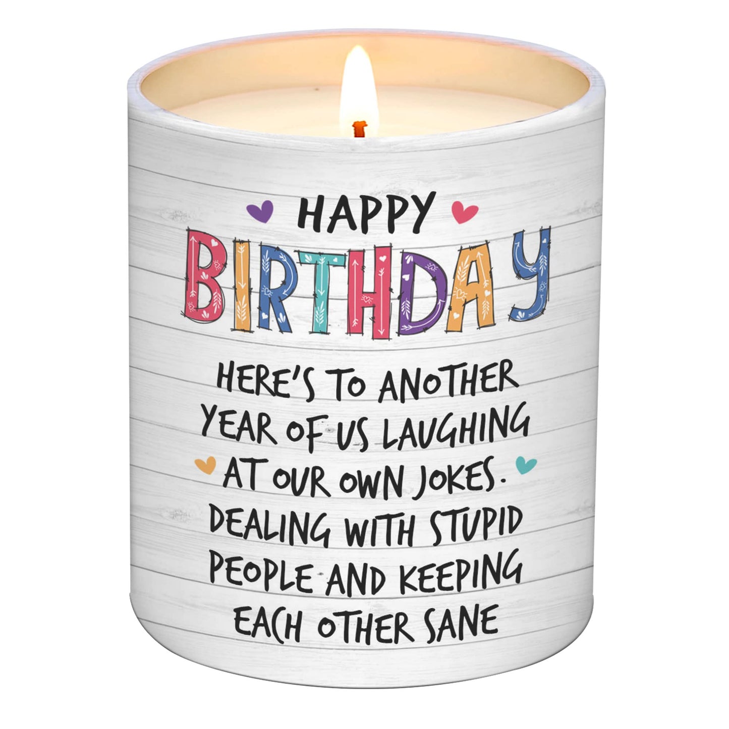 Unique Birthday Gifts for Women Friendship - Gifts for Best Friend Woman, Happy Birthday Candles for Bestie - BFF Gift for Women, Happy Birthday Gift for Friend Scented Candles