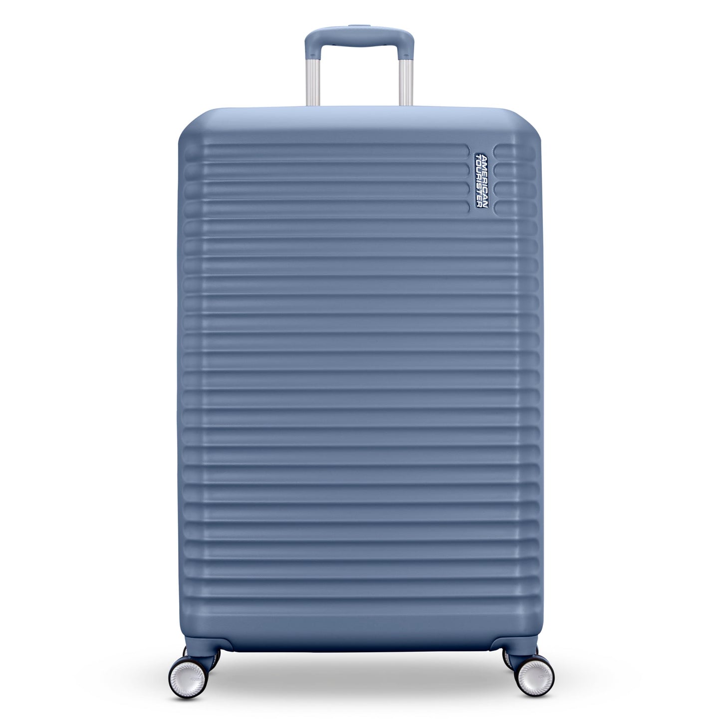 American Tourister Stratum 3.0 Large 28-Inch Spinner, Airline Approved, Durable Hardside Luggage, Expands 1.5", RightHeight™ Adjustable Handle, Elemental Blue