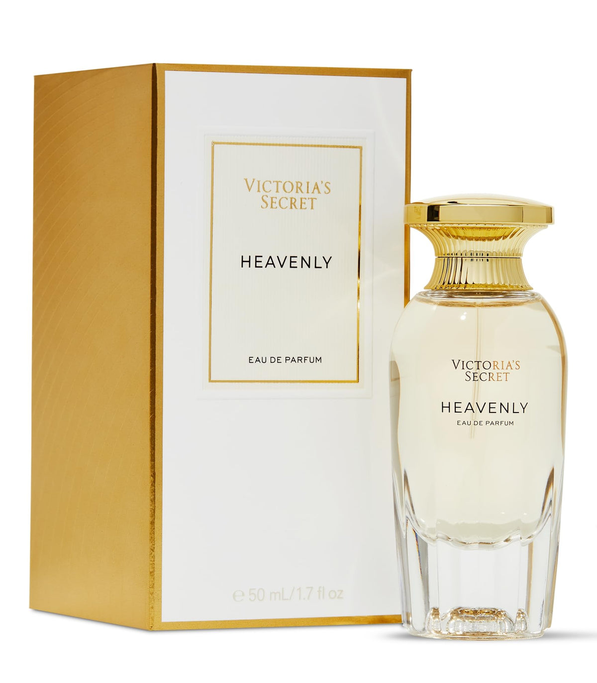 Victoria's Secret Heavenly Eau de Parfum, Notes of Gold Musk, Vanilla Sandalwood & White Jasmine, Perfumes for Women (1.7 oz)