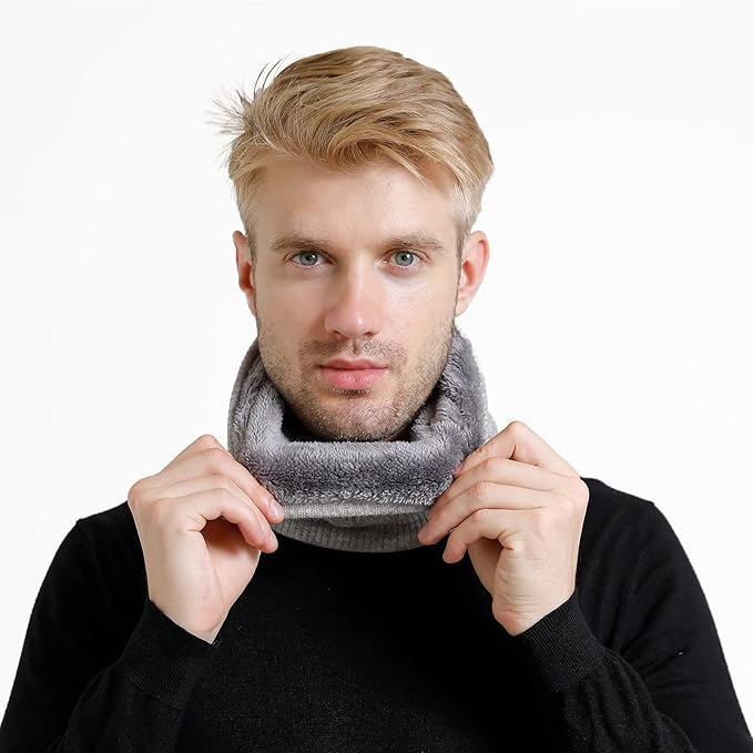 Winter Scarf Neck Warmer Gaiter Face for Men Women Warm Fleece Ski