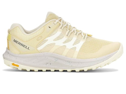 Merrell Women's Antora 3 Trail Running Shoe, Cream, 8.5