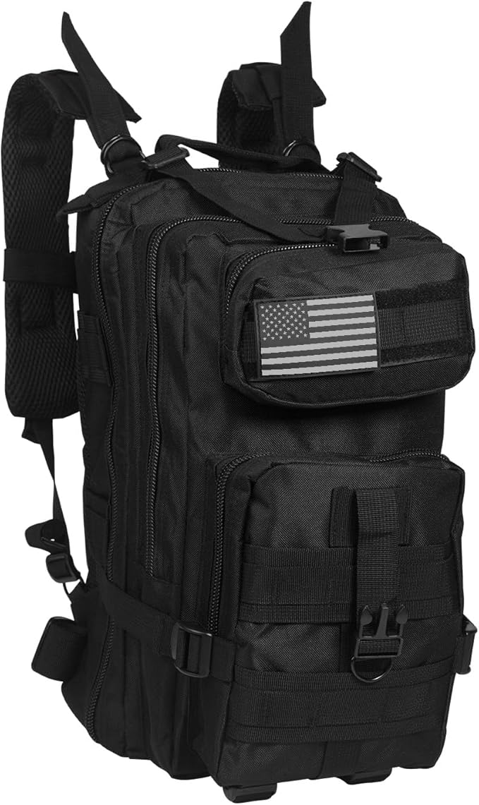 MODERN NEEDS 20L Tactical Backpack | 7 Compartments | Padded Comfort | Heavy-Duty Nylon | Survival & Camping