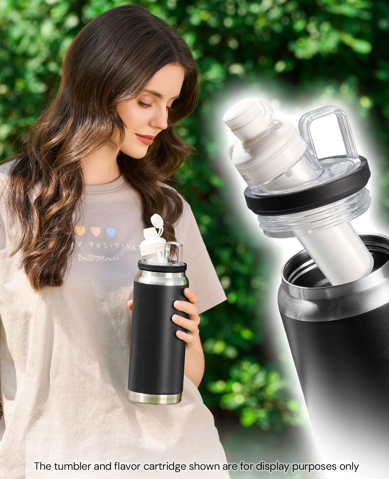 Tumbler Adapter for YETI to Flavor Cartridges, Compatible with YETI 12, 18, 26, 36, 46, 64 oz Rambler Bottle, BPA Free, Food Grade Silicone, Leak Proof
