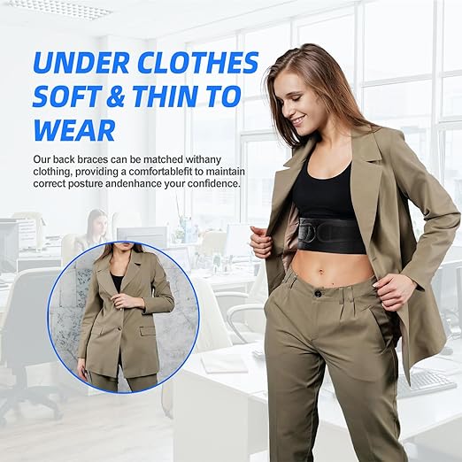 IYDoaMea Posture Corrector for Women and Men ( Order A Size Up ) Upgraded Back Brace Support, Adjustable Shoulder Straightener for Improving Back Posture, Relief for Upper and Lower Back, Lumbar, Neck, Shoulder Pain (4XL(53.2~57.0))