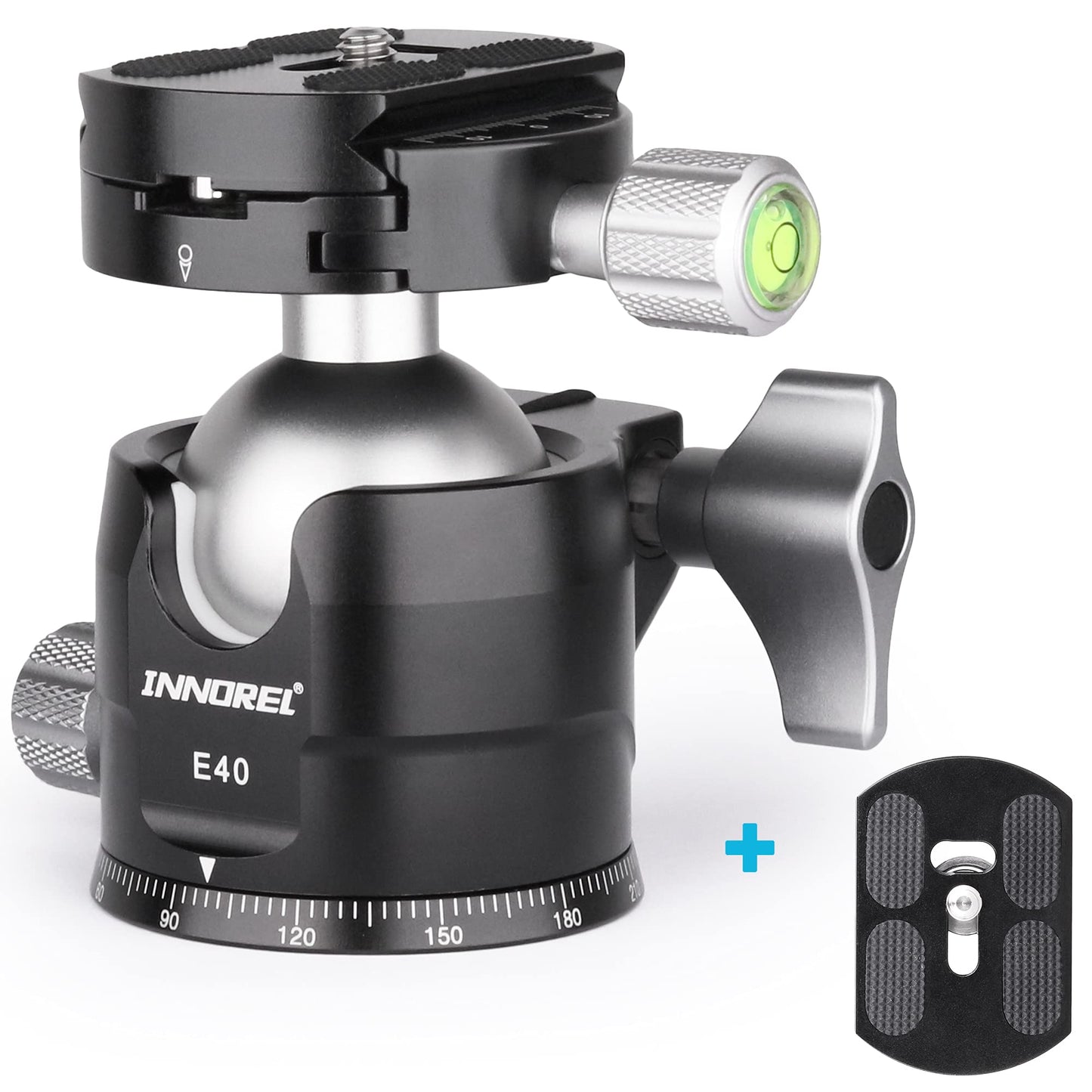 Low Profile Tripod Ball Head-Innorel 360Panoramic Cnc Metal Camera Tripod Ballhead With 1/4 Arca Swiss Universal Quick Release P
