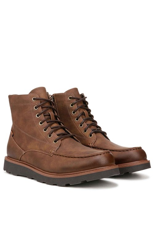Dr. Scholl's Shoes Men's Manchester Lace Up Boot Mid Calf Boot Tan Smooth 12 M