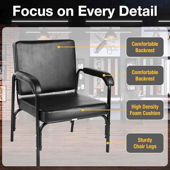Shampoo Chairs Reclining Shampoo Chairs for Salon Barber Chair Hair Stylist Chair Auto Recline Salon Chair Spa Beauty Equipment for Hair Stylists, Tattoo Artists, Cosmetologists