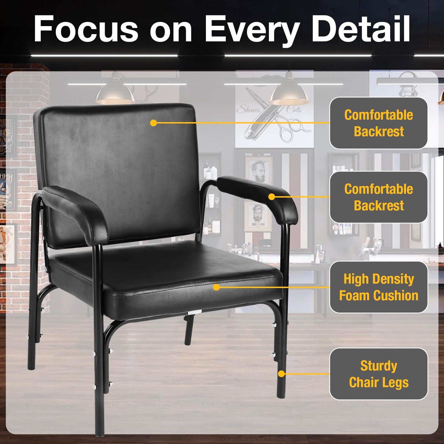 WINEDYOUNG Shampoo Chairs Reclining Shampoo Chairs for Salon Barber Chair Hair Stylist Chair Auto Recline Salon Chair Spa Beauty Equipment for Hair Stylists, Tattoo Artists, Cosmetologists