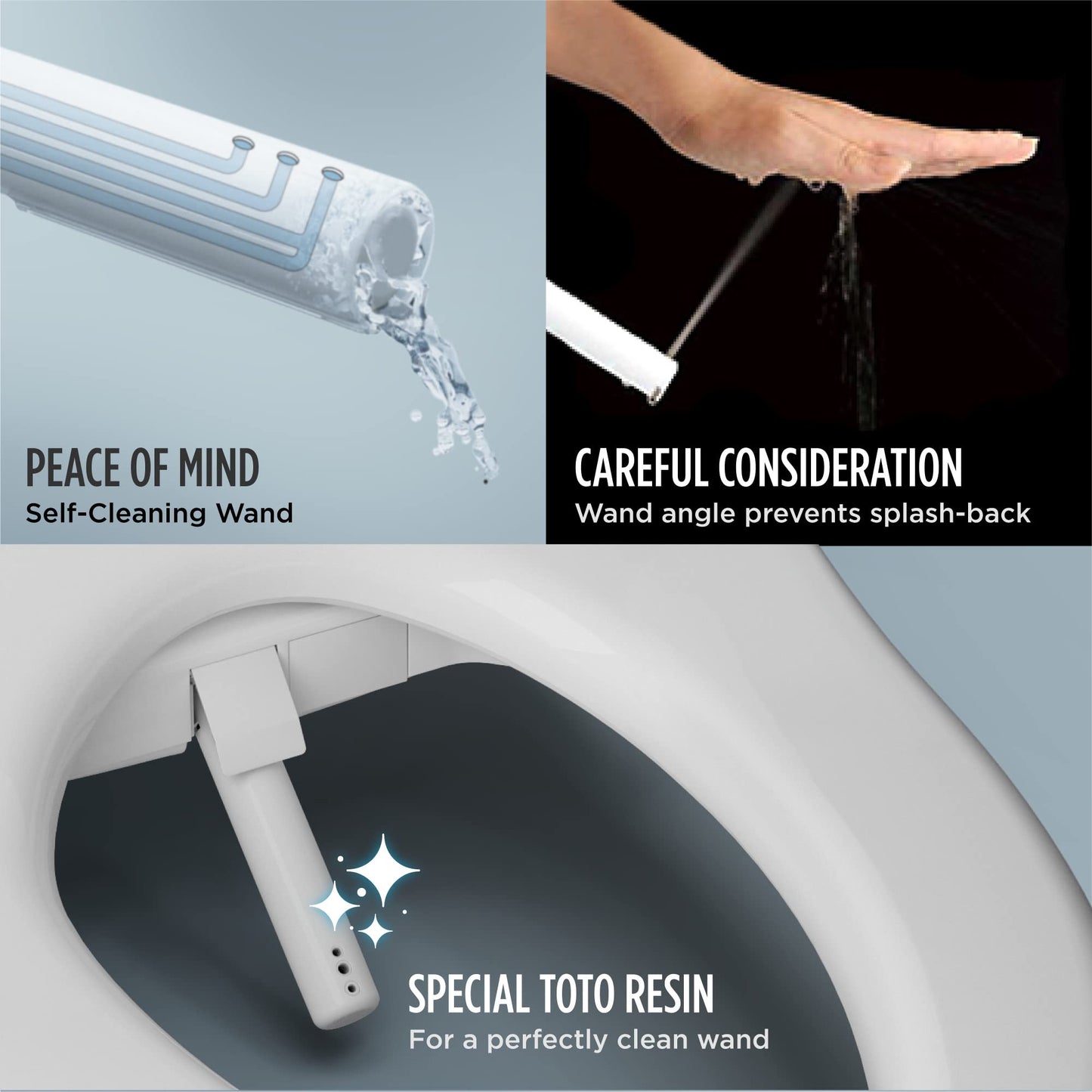 TOTO® WASHLET® A2 Electronic Bidet Toilet Seat with Heated Seat and SoftClose® Lid, Elongated, Cotton White - SW3004#01