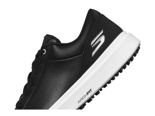 Drive 6 Arch Fit Leather Relaxed Fit Spikeless Golf Shoe Black/White