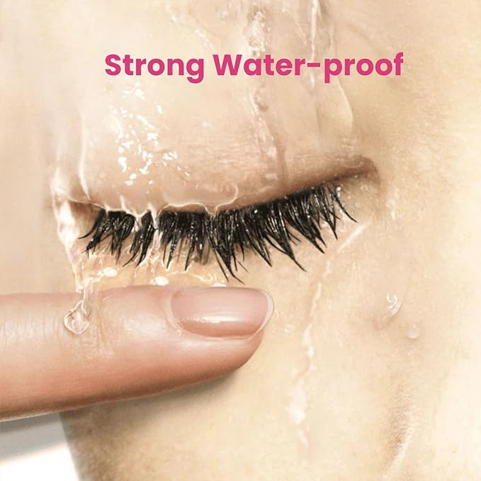 HEROINE MAKE by KISSME Black Mascara Waterproof, MASCARA Volume and Length with Argan Oil, Camellia & Wild Rose Oil, Smudge-Proof and Long-Lasting Mascara for Women, Made in Japan, BLACK, 1EA