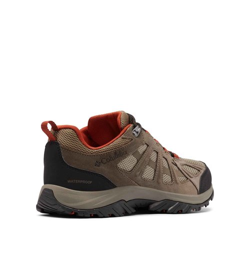 Columbia Men's Redmond III Waterproof, Pebble/Dark Sienna, 13 Wide