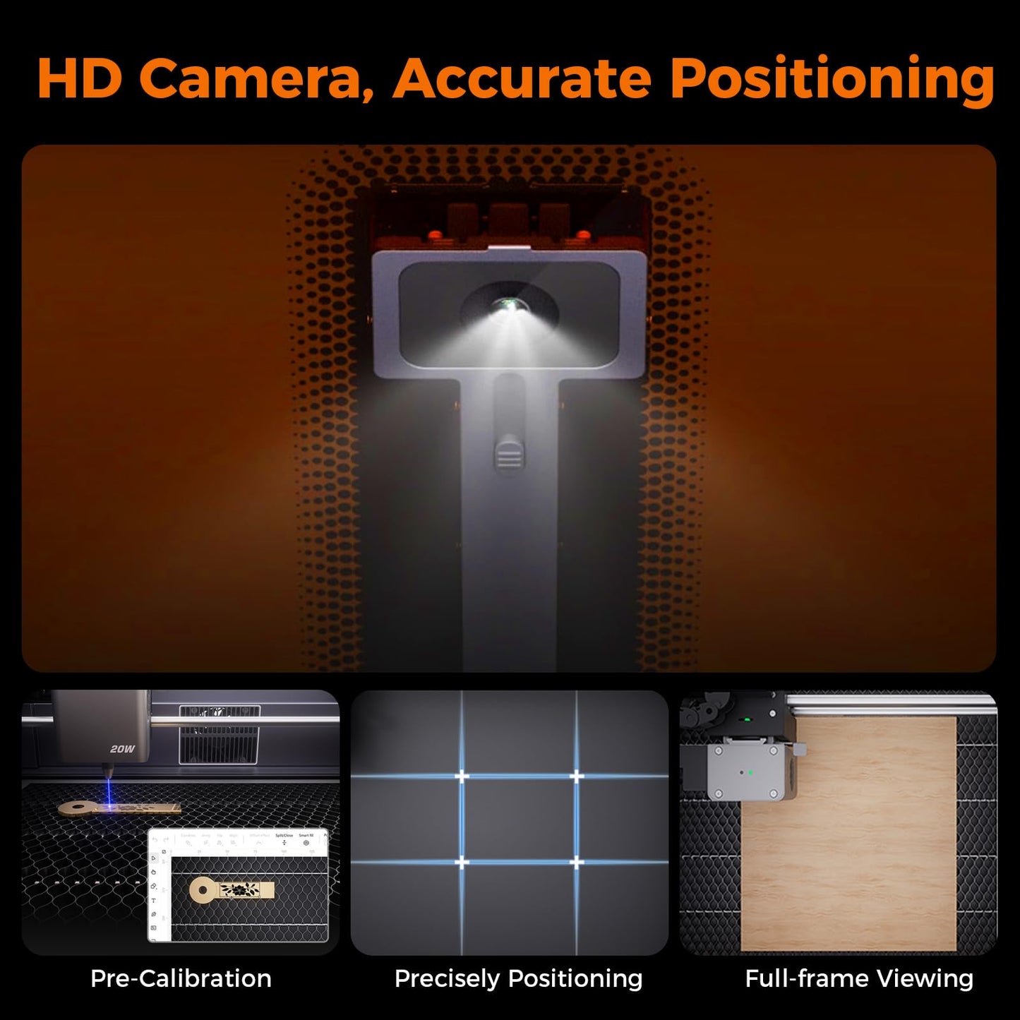 Creality Laser Engraver Faclon A1 Pro 20W with Touch Screen,APP, Class 1 Safety Laser Cutter and Engraving Machine for Wood and Metal, Acrylic