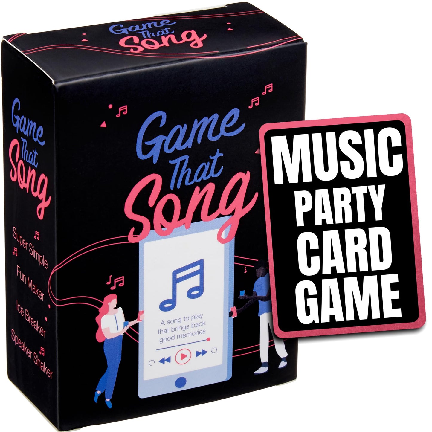 Game That Song - Fun Music Card Game for Adults and Teens - Compete to Play The Best Song- Makes A Great Gift for Music Lovers, Game Night, Galentines Gift, Karaoke or Singing