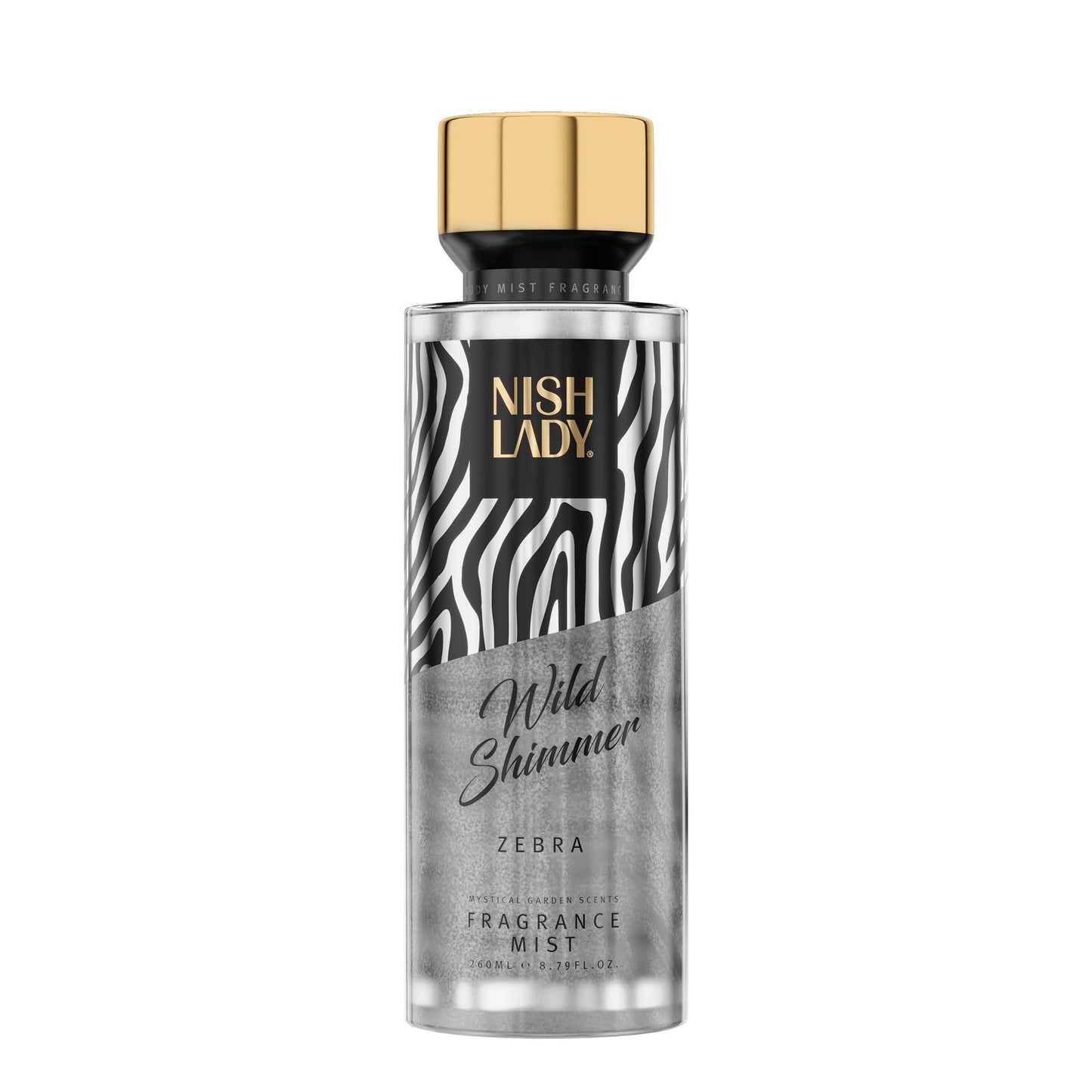Nishlady Fragrance Mist Wild Shimmer ZEBRA 260ml / 8.79fl.oz