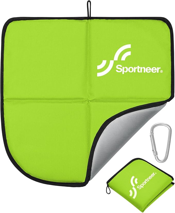 Sportneer Sitting Pad, Lightweight Waterproof Folding Seat Pad for Backpacking, 15.75'' x 15.75'' Portable Camping Seat Mat for Hiking, Picnics & Outdoor Use