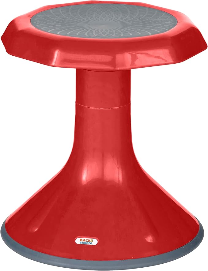 Back2School Express Wobble Stool, 15", Flexible Seating, Red