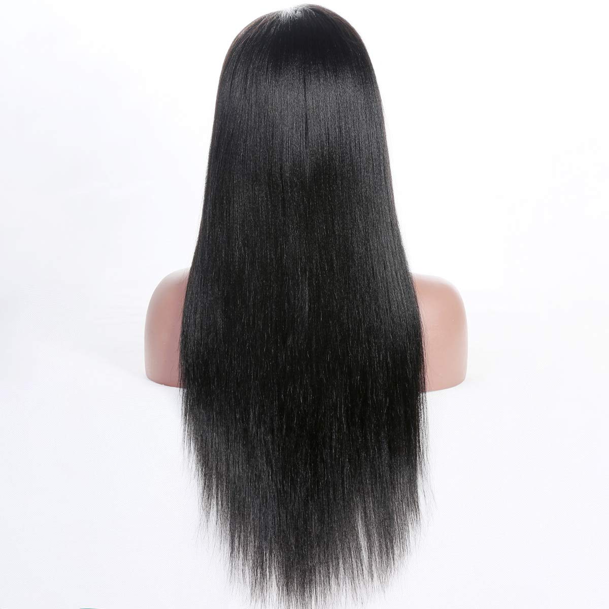 360 Straight Lace Front Wigs Human Hair Yaki Straight Human Hair Wig Glueless Lace Front Wigs Human Hair Pre Plucked Brazilian V