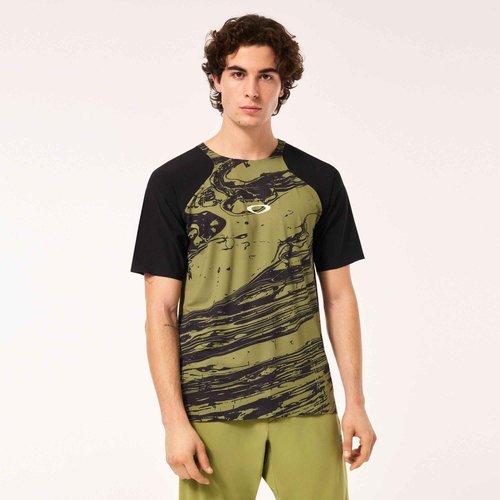 Oakley Seeker Airline Long Sleeve Jersey Tee Green