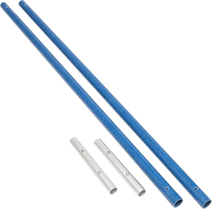 Avalanche! Handle Extension Kit - Extends Snow Roof Rake by 8 Foot - Large - 4 Piece - Blue - AVA-HK