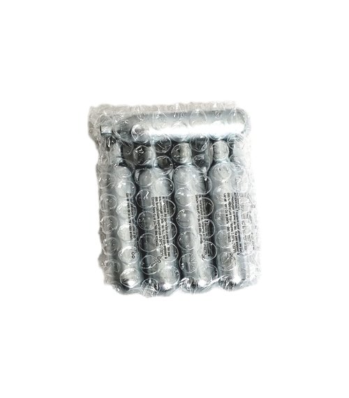 3Skull 12 Gram CO2 Cartridges for Paintball and Airsoft, Silver - Pack of 100