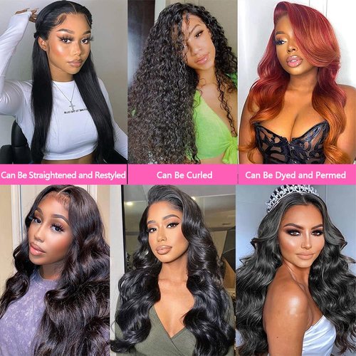 Body Wave Bundles with Closure 18 20 22+16 Inch 100% Brazilian Virgin Human Hair Bundles with Closure 12A Unprocessed Body Wave Weave 3 Bundles Human Hair with Closure 4x4 HD Lace
