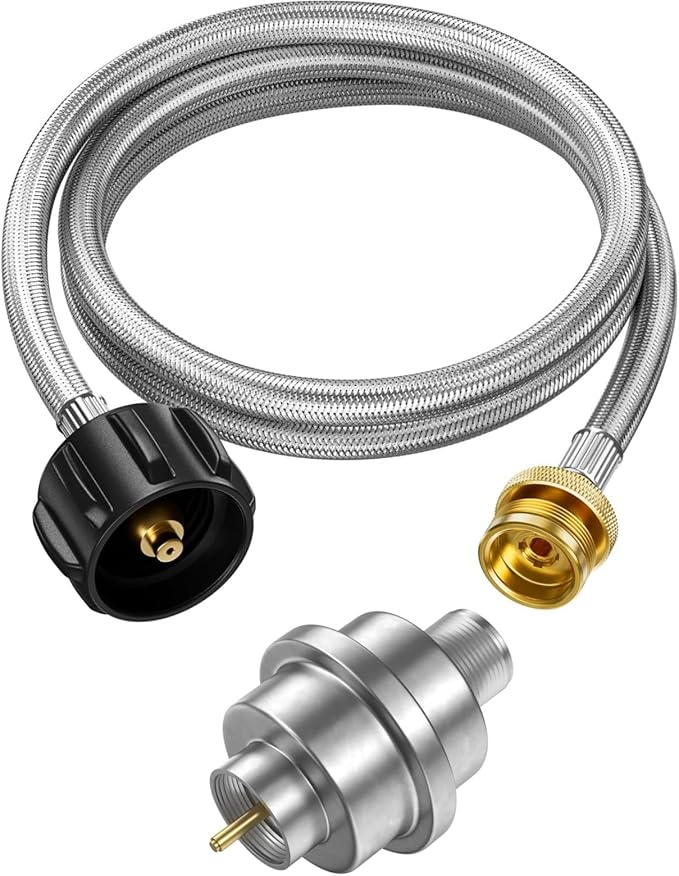 Propane Adapter Hose and Propane Fuel Filter Set, for Mr. Heater Buddy, Big Buddy & Portable Buddy Heater, Buddy Heater Ac...