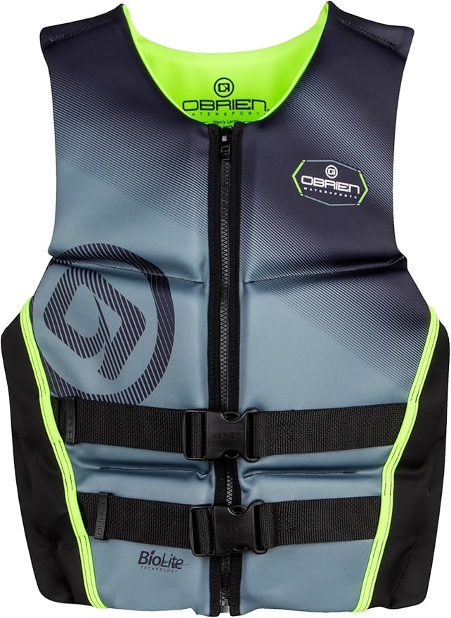 O'Brien Men's Flex V-Back Life Jacket - US Coast Guard Approved Level 70 Buoyancy - Water Sports Activity Including Boatin...