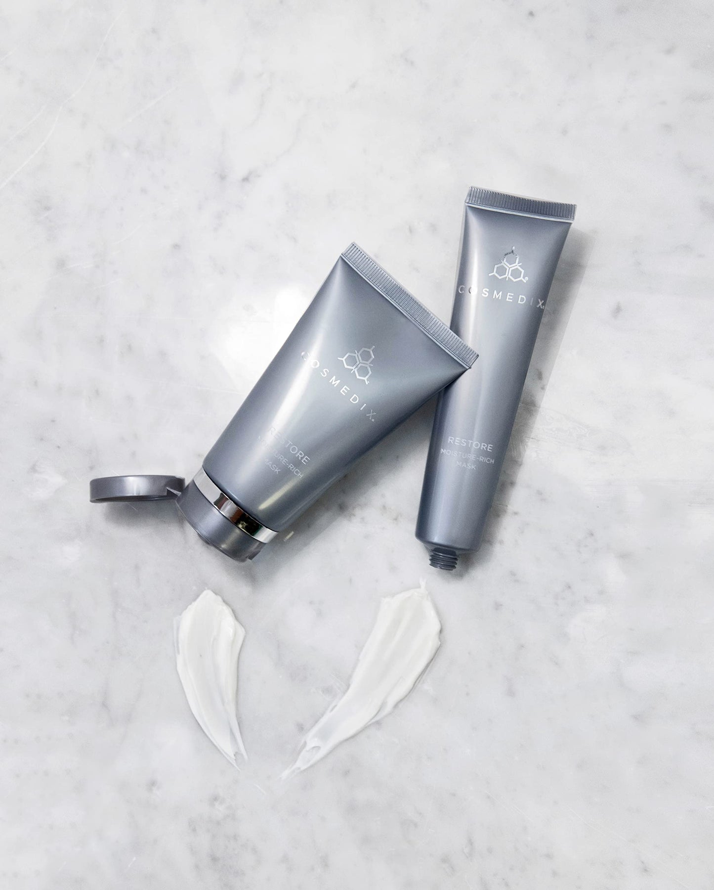 COSMEDIX Moisture-Rich Restore Mask - Gently Exfoliates Skin - Imparts Vital Hydration to Smooth Wrinkles and Regain Healthy Com