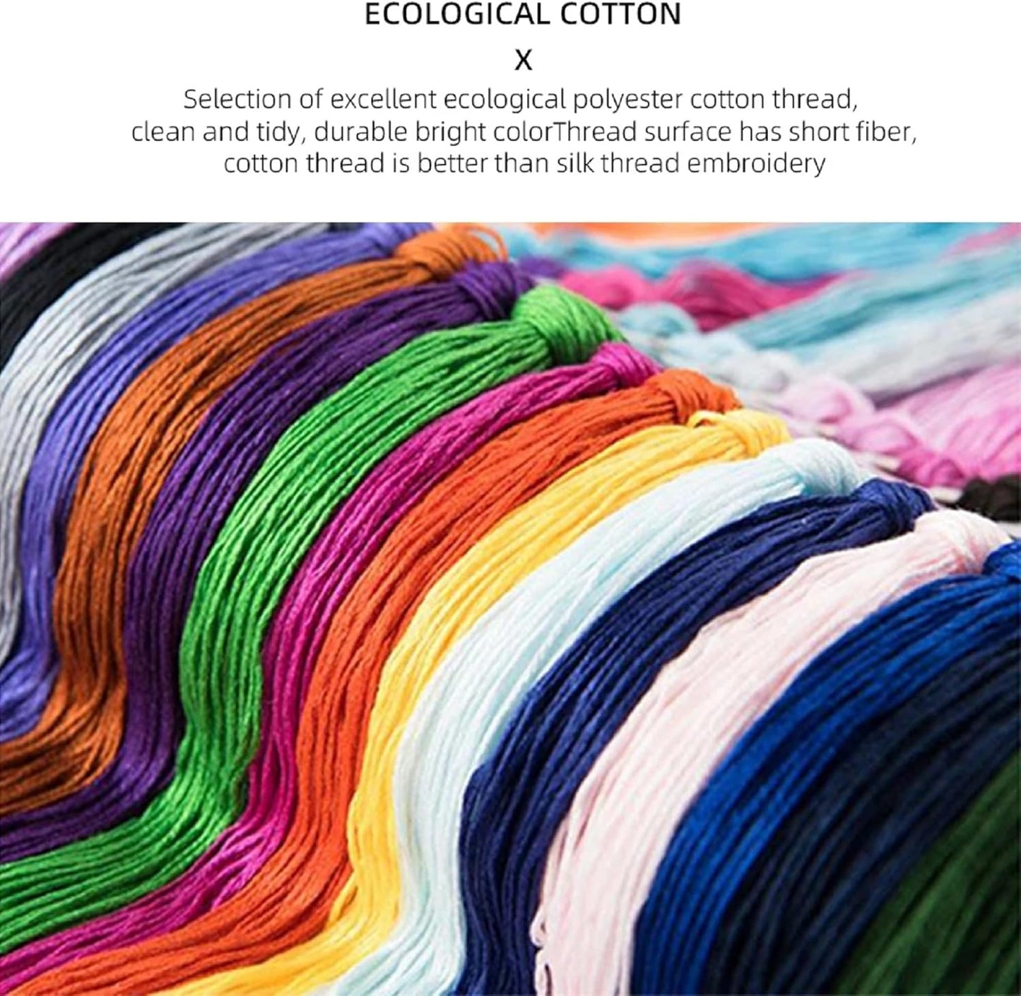 Foxdiviy Stamped Cross Stitch Kits for Beginners Full Range of Cross Stitching 11 CT Printed Cross Stitch Kits for Kids Adults Cross Stitch Patterns Needlepoint Kits-Autumn Scenery 16x20 inch