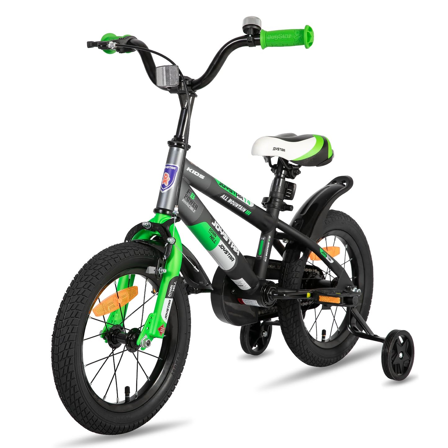 JOYSTAR New Berry 12 Inch Kids Bike for Boys and Girls Ages 3-4 Years Old, Kids Bicycles with Training Wheels & Basket, 12 in Toddler Bike in Green
