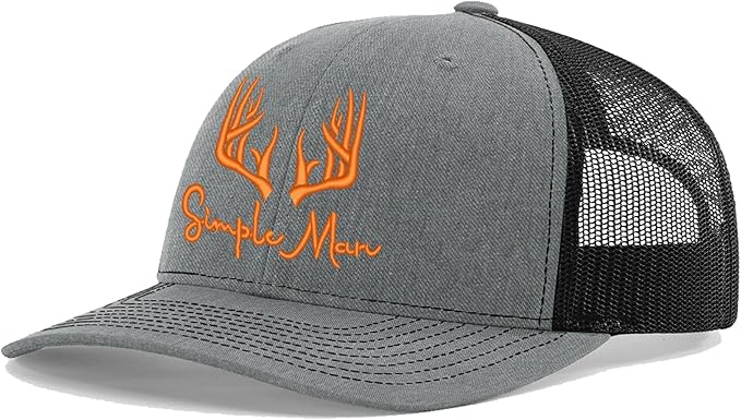 Outdoor Hunting & Fishing Embroidered Hat Collection Adjustable Breathable Golf Caps Nature and Wildlife Designs