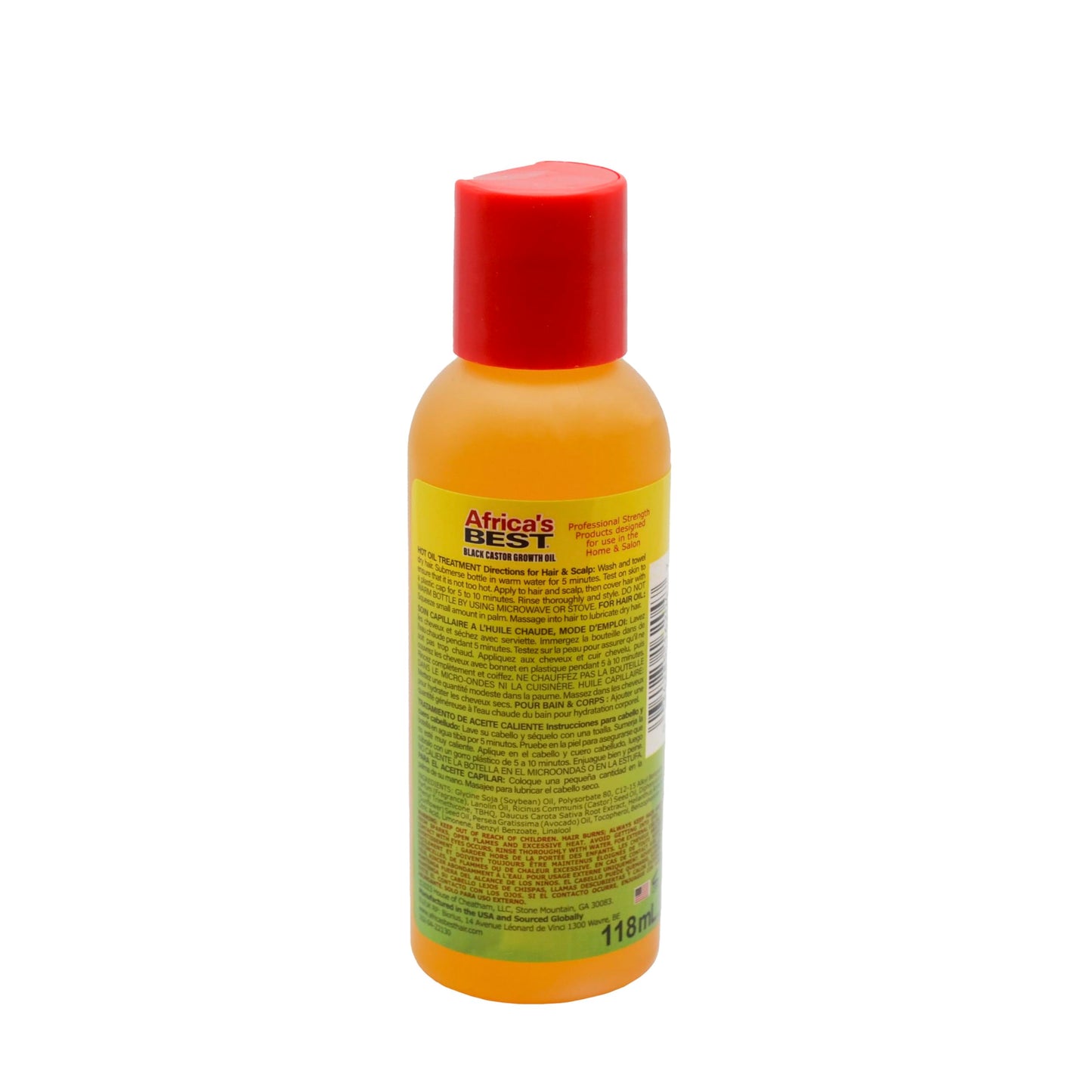 Africa's Best - Jamaican Black Castor Growth Oil, High in Vitamin E, Minerals and Proteins, Help Repair Dry Scalp, Split Ends, T