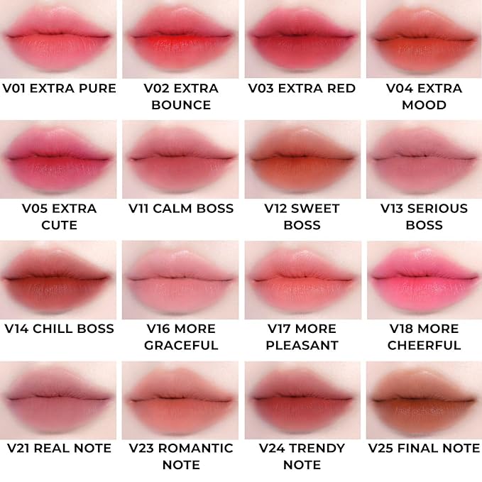 BBIA Last Velvet Tint NEW - Soft Creamy Matte Finish Lip Stain, Blur Effect & Velvety Texture, Long-Lasting, High Pigment, Non-Drying, Vegan, Korean Lip Makeup (V03 EXTRA RED, Pack of 1)