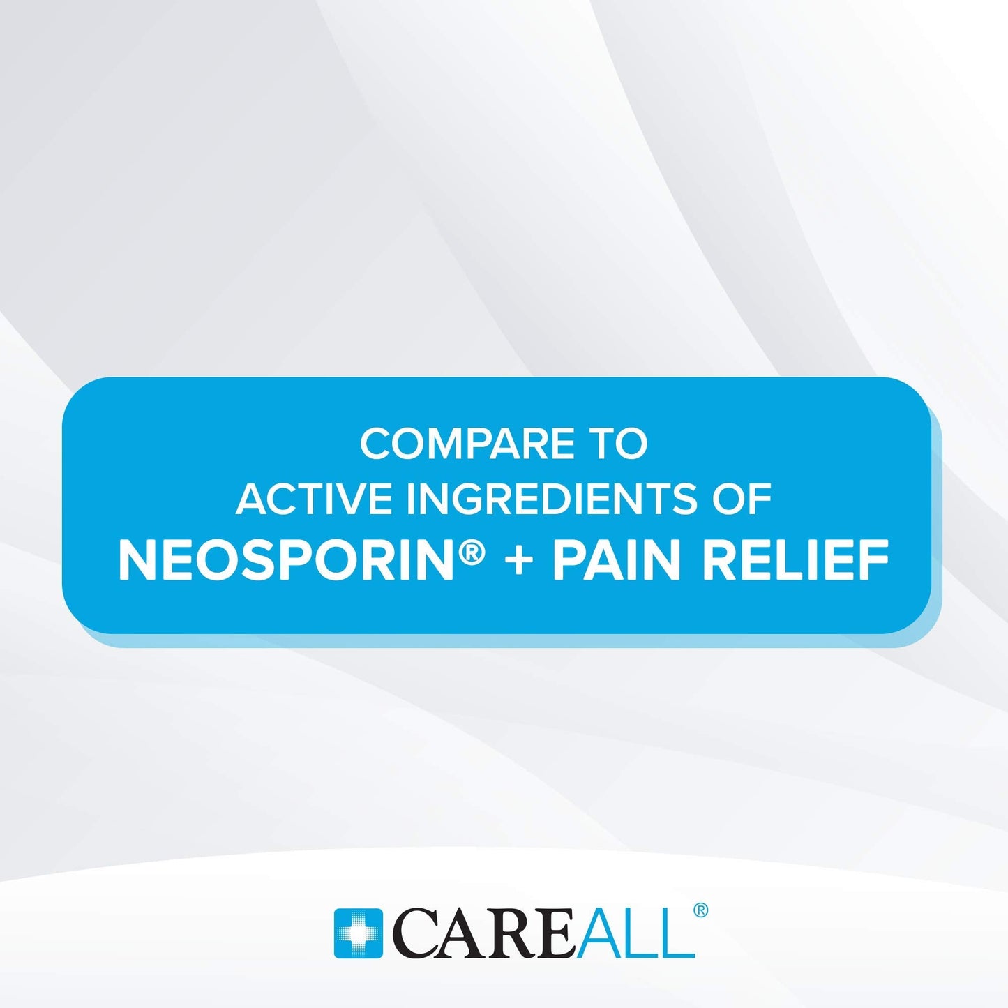 CareAll Triple Antibiotic Ointment + Pain Relief 1.0 oz (4 Pack), Dual Action First Aid for Minor Scrapes, Cuts, and Burns to Help Prevent Infection While Providing Maximum Strength Pain Relief.