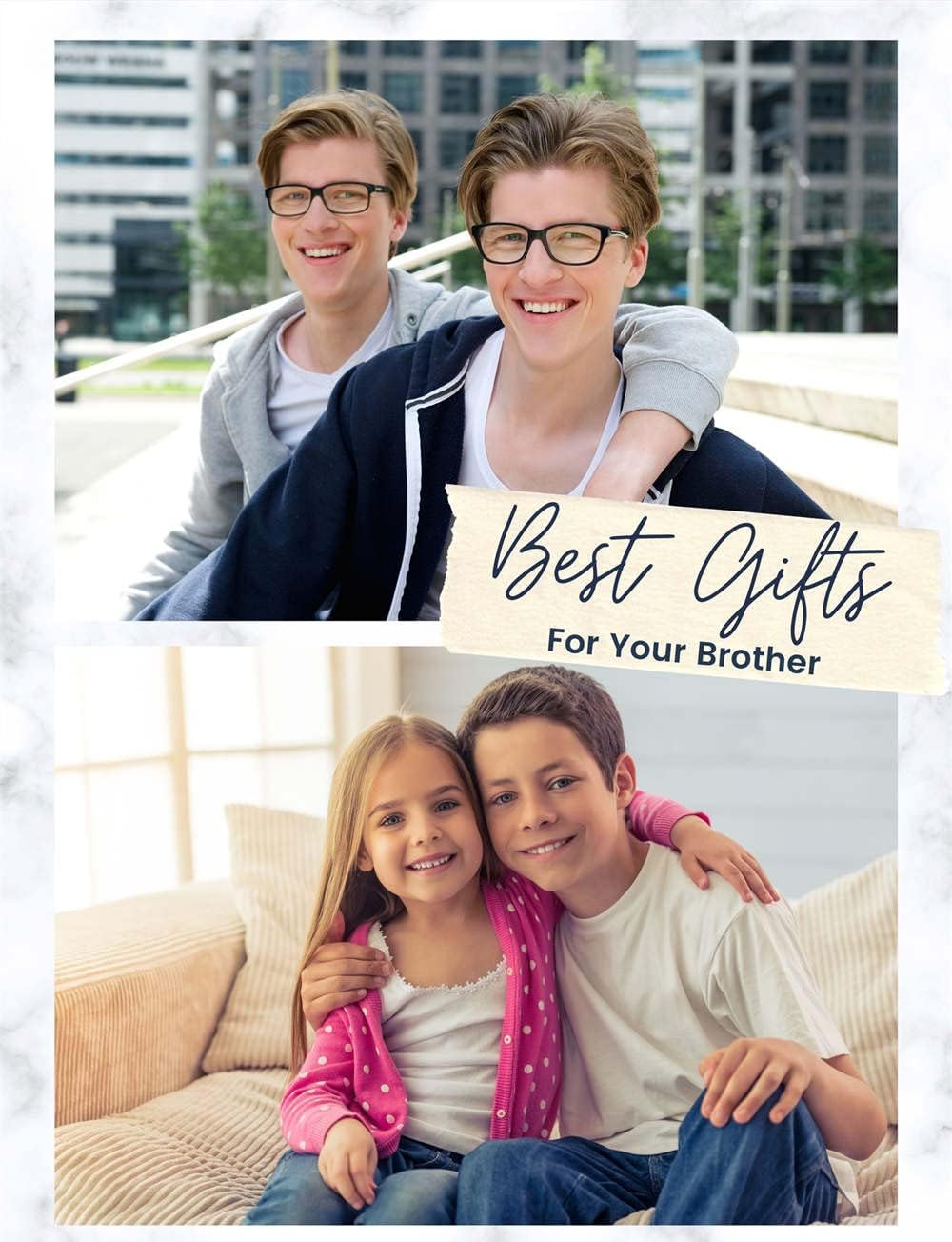 InnoBeta Gifts for Brother Adult from Sister, Bed Flannel Blankets Throws for Brothers for Birthday, Christmas (50"x 65") - Awesome Sister