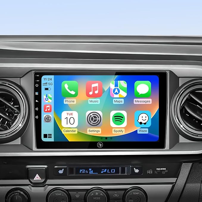 Car Radio for Toyota Tacoma 2016-2023 Stereo, Not Compatible with 2016-2019 Tacoma SR/SR5, 9" Touch Screen 2+64G Head Unit...